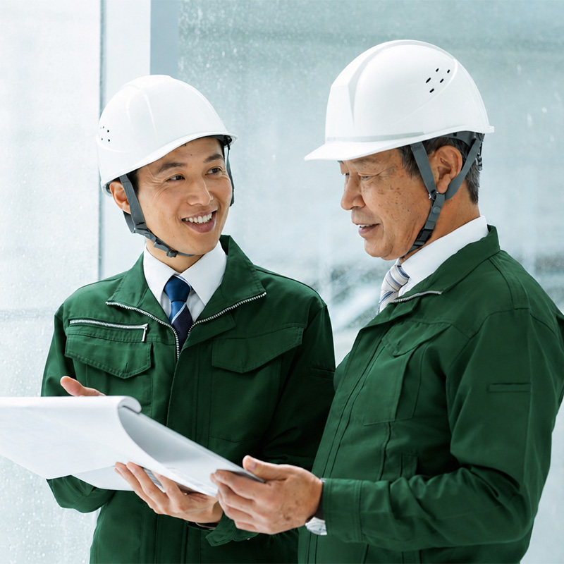 談笑する社員
